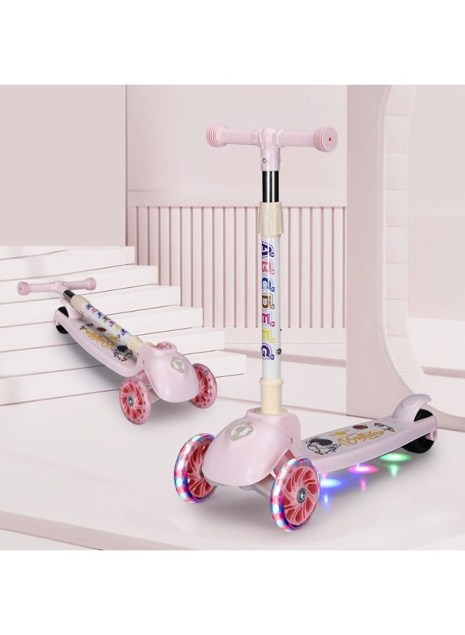 Smart Kick Scooter For Kids  3 Adjustable Height Scooter Foldable And Attractive PVC Wheels - Image 1